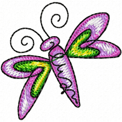 Butterfly Embroidery Design 3